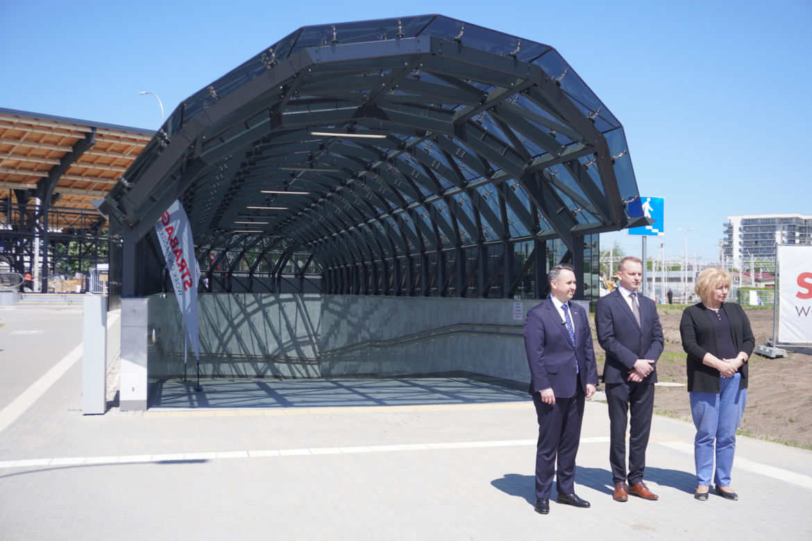 Tunel pieszo-rowerowy przy dworcu PKP w Białymstoku