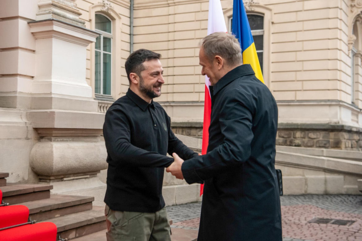 Donald Tusk we Lwowie