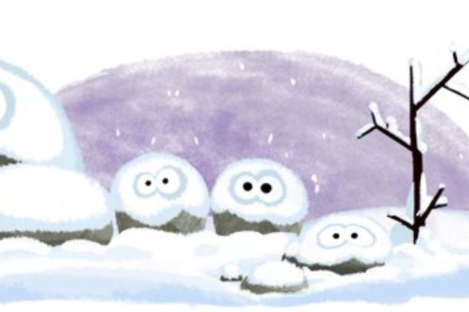 Pierwszy dzień zimy Google Doodle. Zobacz uroczą grafikę