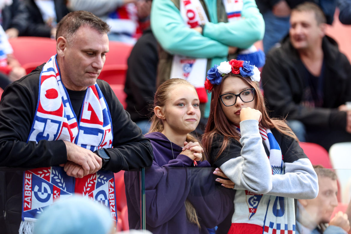 Zdjęcia kibiców i zawodników z derbów Górnego Śląska