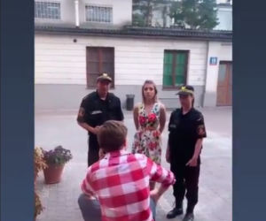 M jak miłość po wakacjach 2019. Łukasz (Jakub Józefowicz), Aga (Ina Sobala)