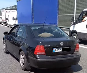 Wypadek na A4 pod Krakowem. Kierowcy jechali korytarzem życia