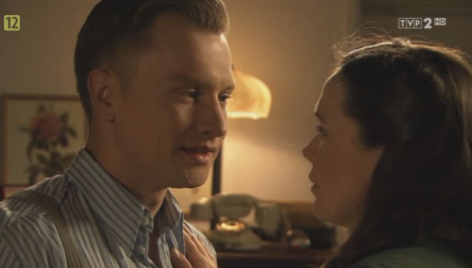 Czas honoru 6 odc. 66. Celina (Olga Bołądź), Michał (Jakub Wesołowski)