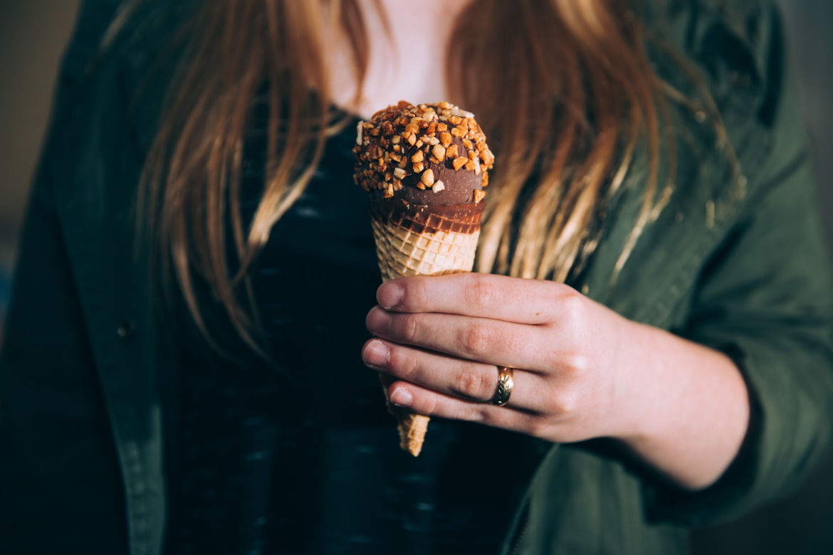 Lody beza krówka