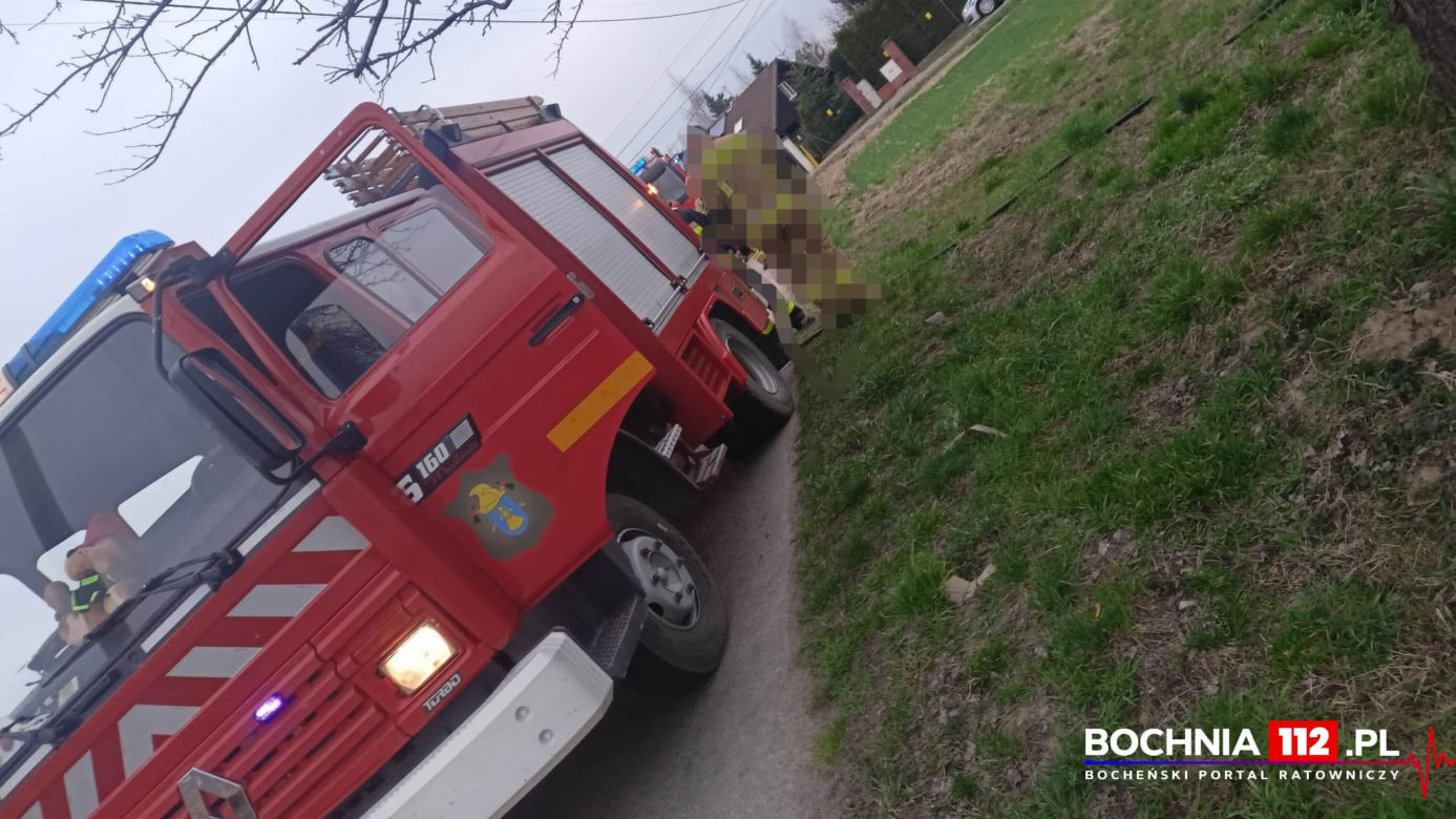 Pożary traw w powiecie bocheńskim