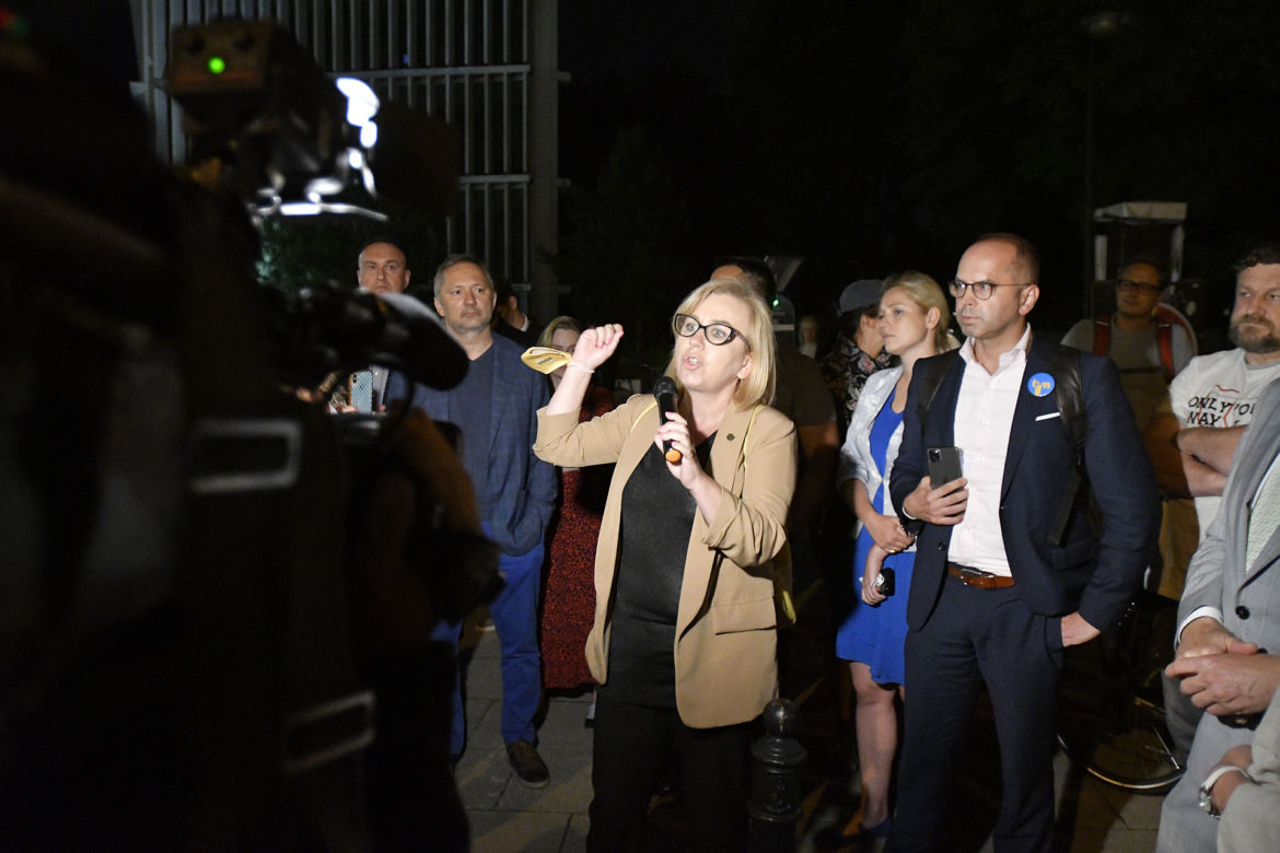 Lex TVN. Protesty pod Sejmem