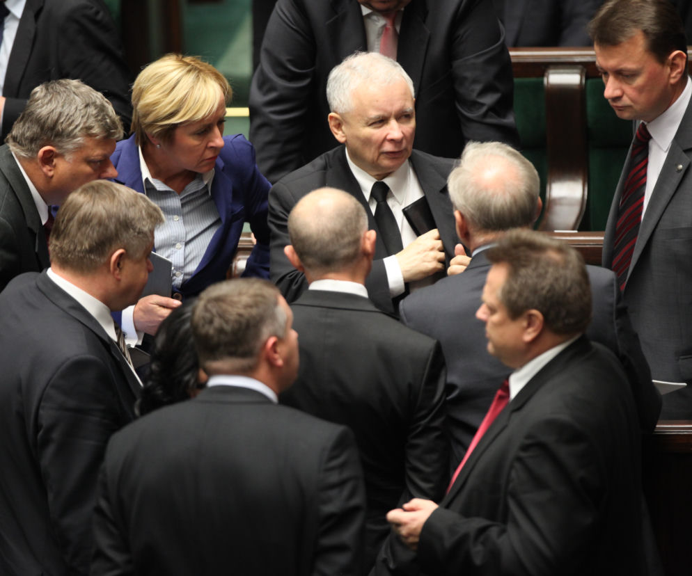 Jarosław Kaczyński w Sejmie