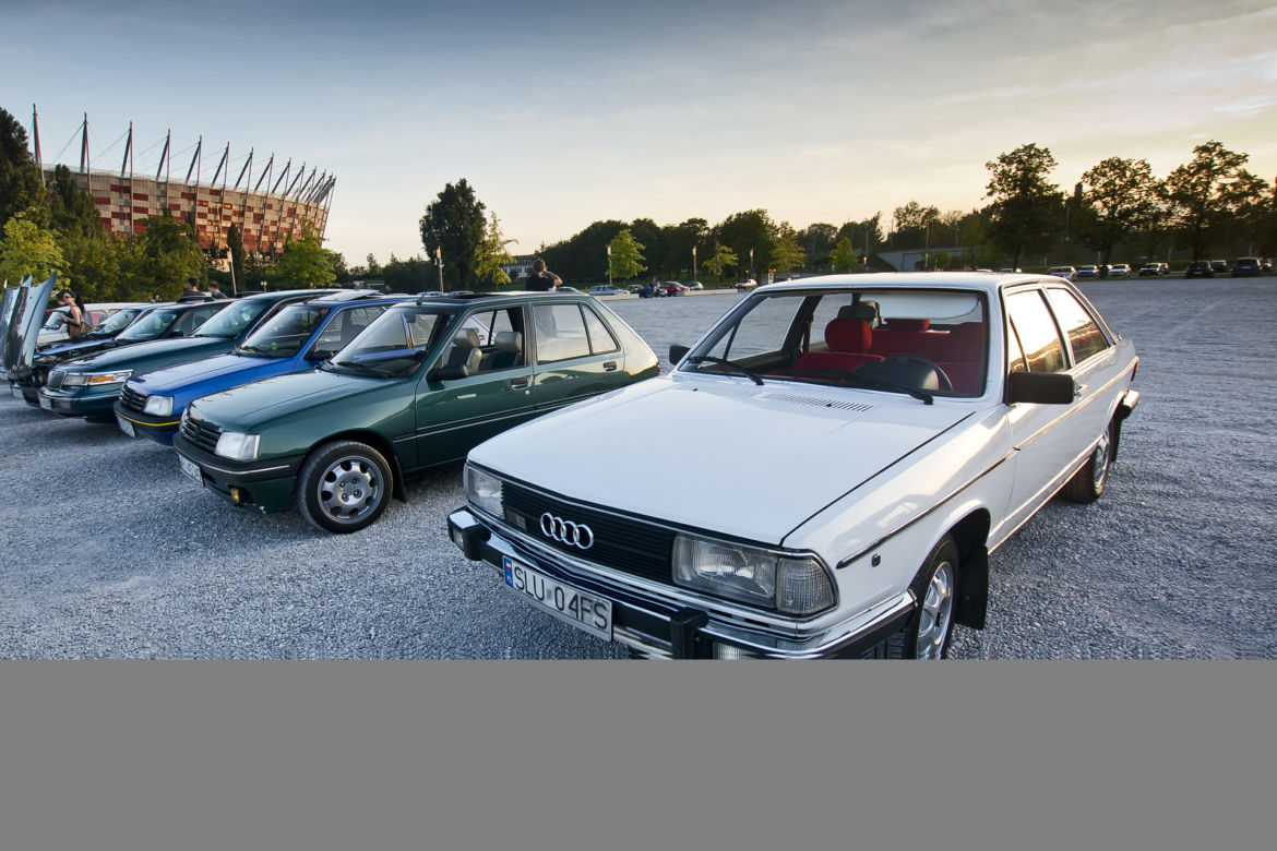 Klasyczne auta na spotkaniu Youngtimer Warsaw