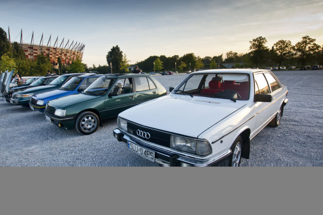 Klasyczne auta na spotkaniu Youngtimer Warsaw