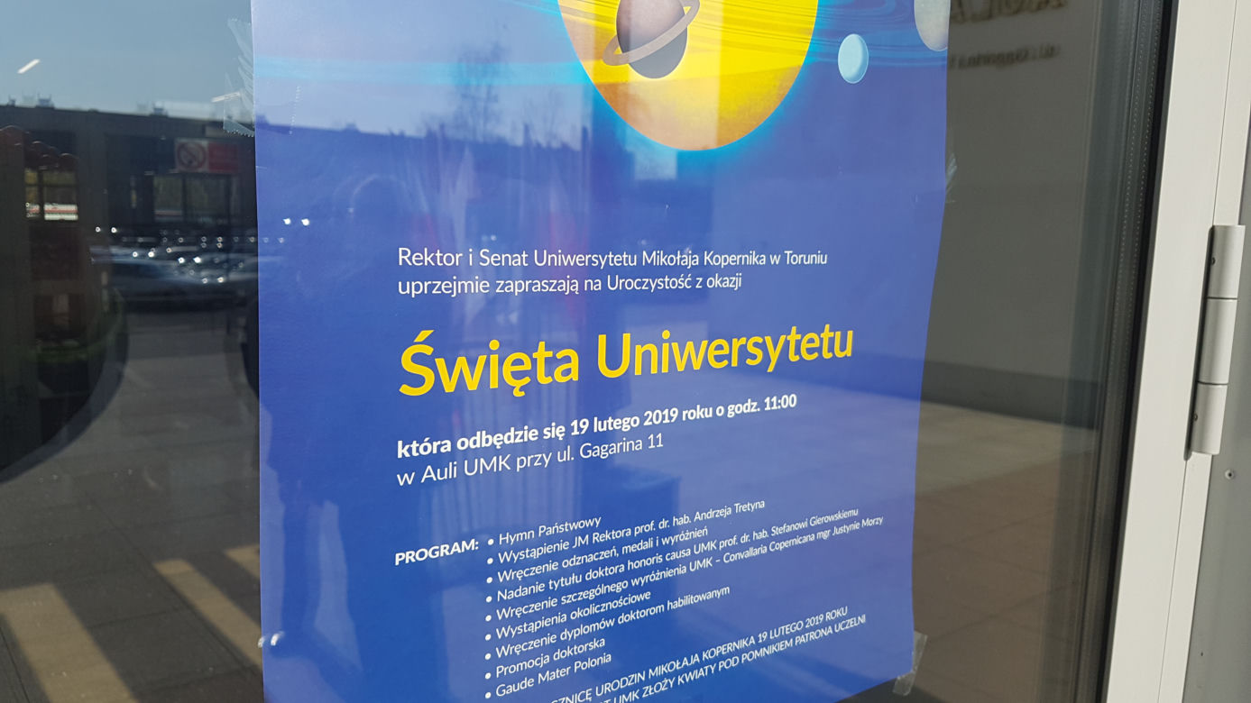 Święto UMK w Toruniu - uczelnia postawi na mniejszą liczbę studentów