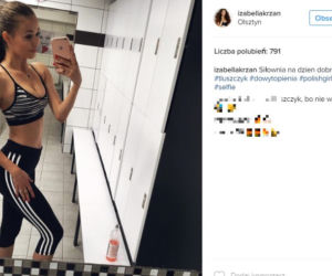 Izabella Krzan na Instagramie