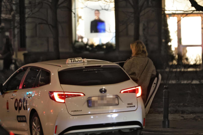 Anna Kalczyńska na zakupach