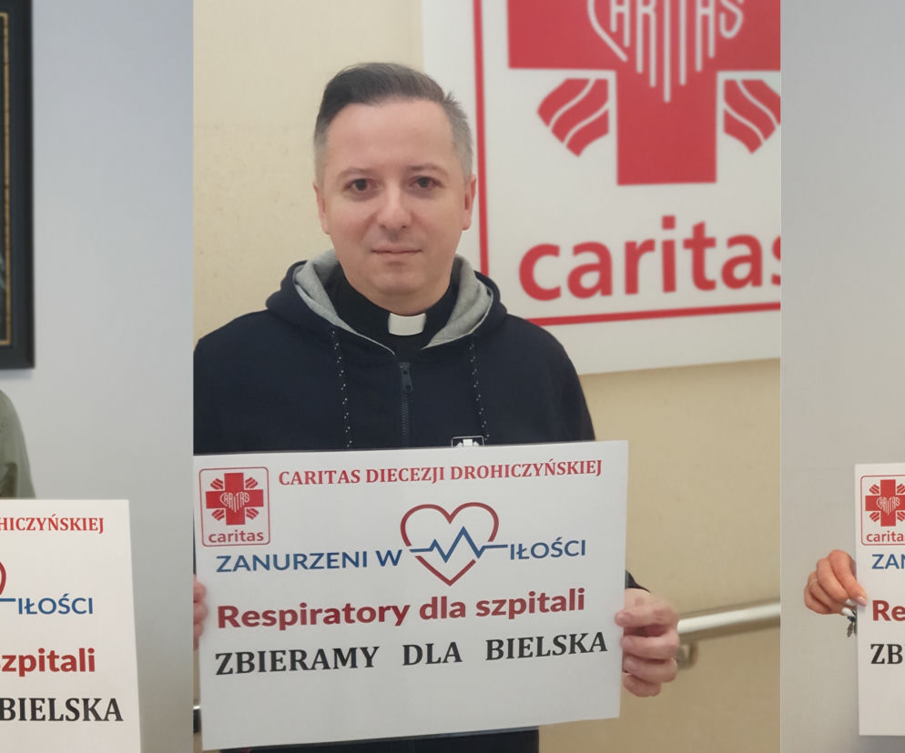 Caritas zbiera na respiratory aby walczyć z koronawirusem