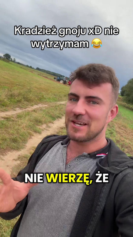 Rolnik influencer opowiedział o dramacie. Ktoś ukradł mu gnój z pola
