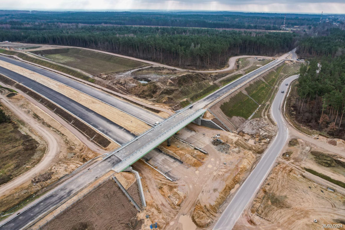 Budowa autostrady A2 Kałuszyn - Groszki