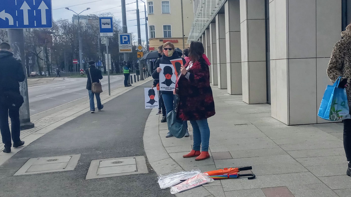 Czarny protest w Szczecinie