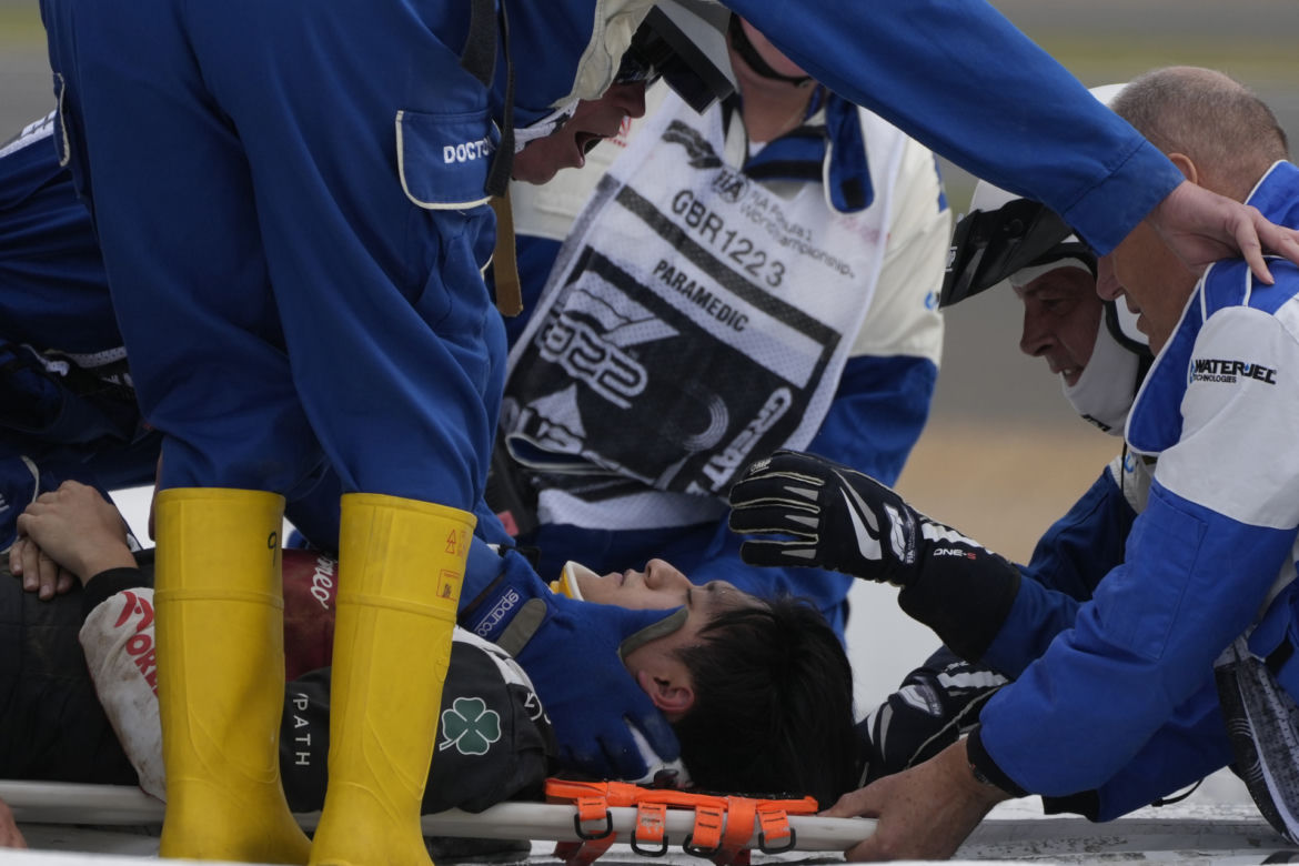 Potworny wypadek podczas wyścigu o GP Wielkiej Brytanii F1