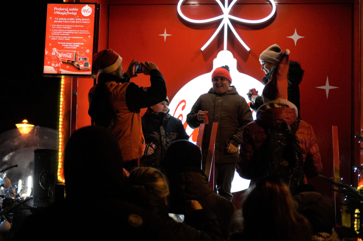 Ciężarówka Coca-Coli w Bydgoszczy [GALERIA]