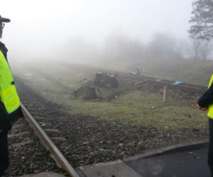 4 Tragiczny wypadek na ul. Moryca w Piotrkowie Trybunalskim. Pociąg staranował osobówkę