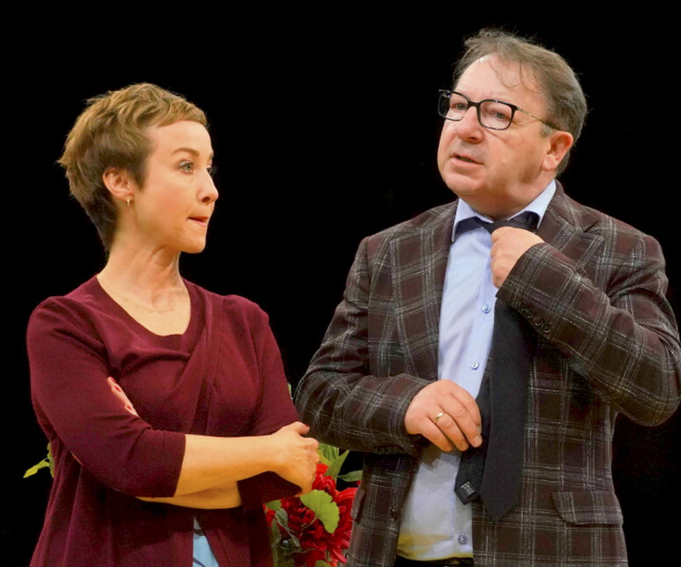 Gabriela Muskała i Zbigniew Zamachowsk