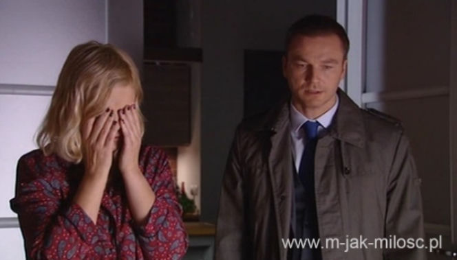 M jak MIŁOŚĆ odc. 979. Marta (Dominika Ostałowska), Andrzej (Krystian Wieczorek)