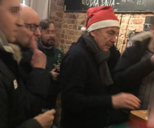 Zbigniew Boniek w knajpie