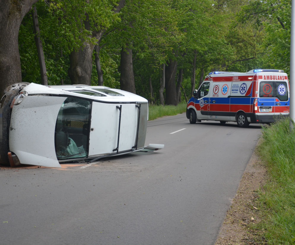 Wypadek w Falentach