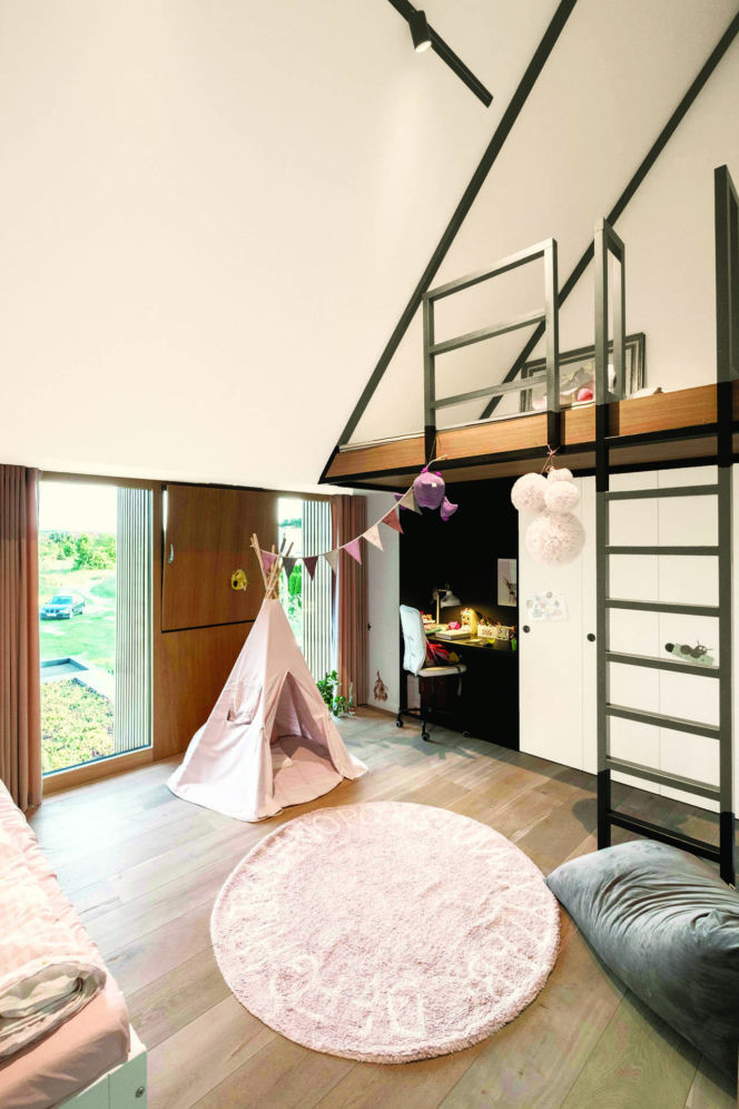 Dom ze skośnym dachem - projekt - Miłosz Stopiński