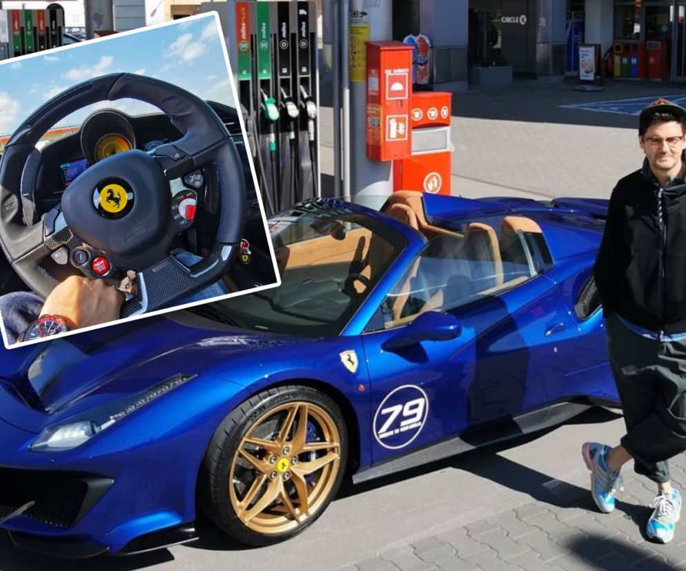Kuba Wojewódzki i jego nowe Ferrari