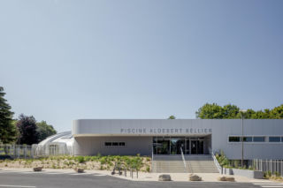 Basen Aldebert Bellier Tournesol w Taverny we Francji