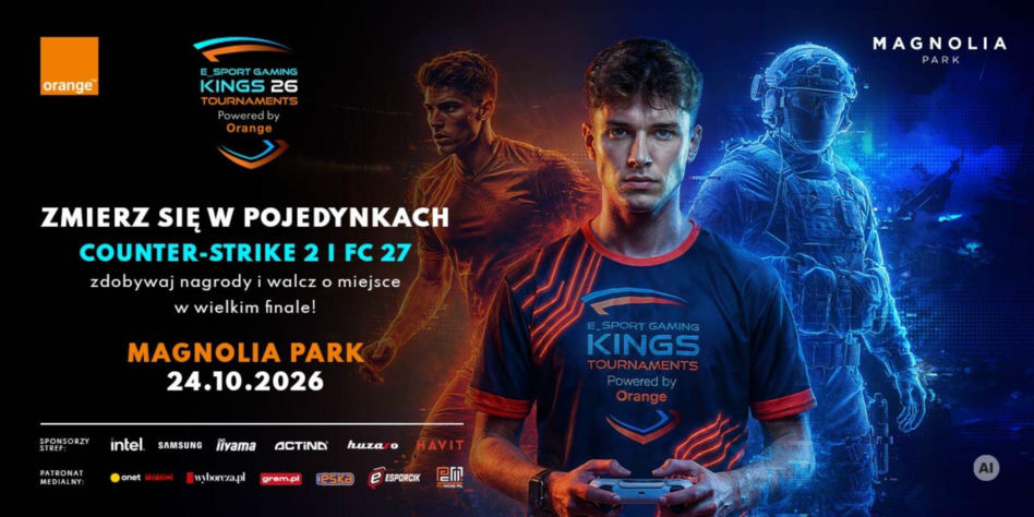 E-SPORT Gaming Kings Tournaments 2026 w Magnolia Park - zagraj, kibicuj i odkryj świat gamingu!