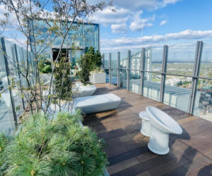 Taras widokowy na 36. piętrze wieżowca Atal Olimpijska w Katowicach