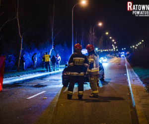Ełk: Śmiertelny wypadek na ulicy Grajewskiej. Potrącony mężczyzna zginął na miejscu