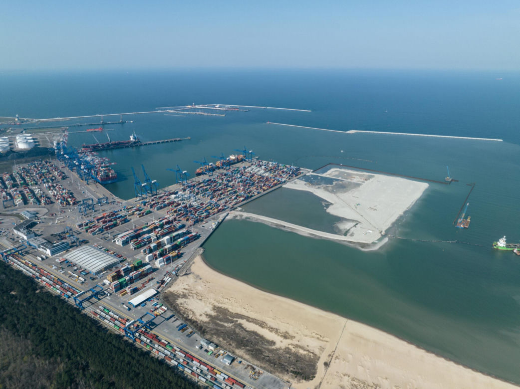 Budowa Terminala kontenerowego T3 Baltic Hub w Gdańsku