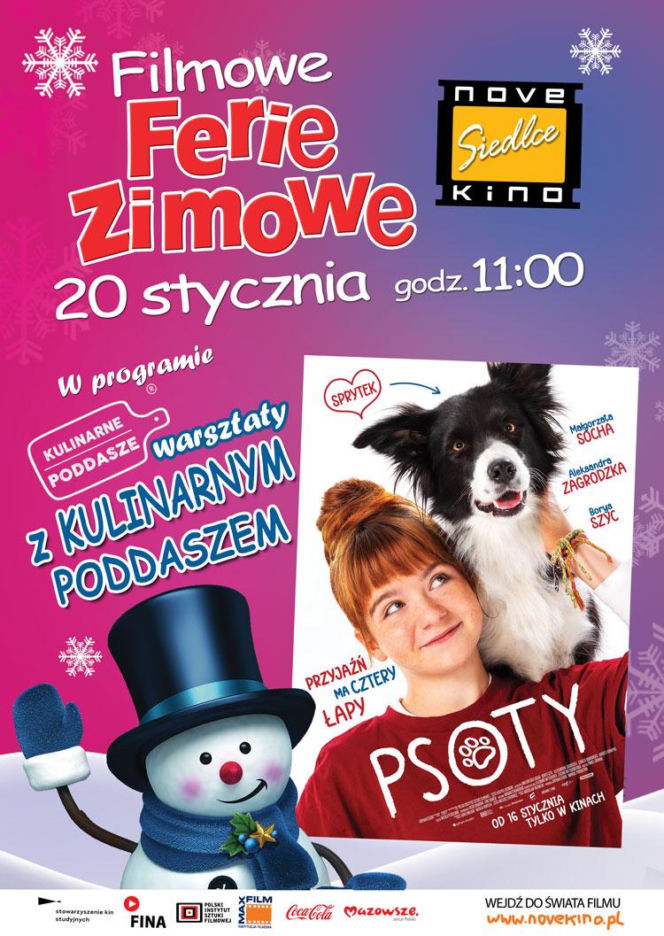 Filmowe Ferie w NoveKino Siedlce