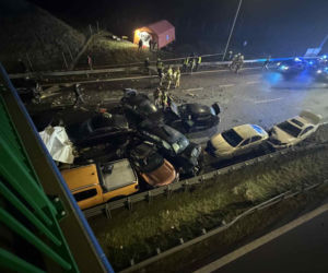 Potężny karambol na S19 w Lubelskiem