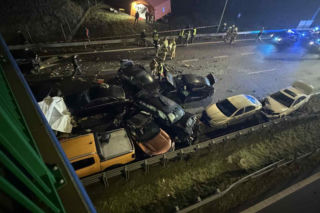 Potężny karambol na S19 w Lubelskiem