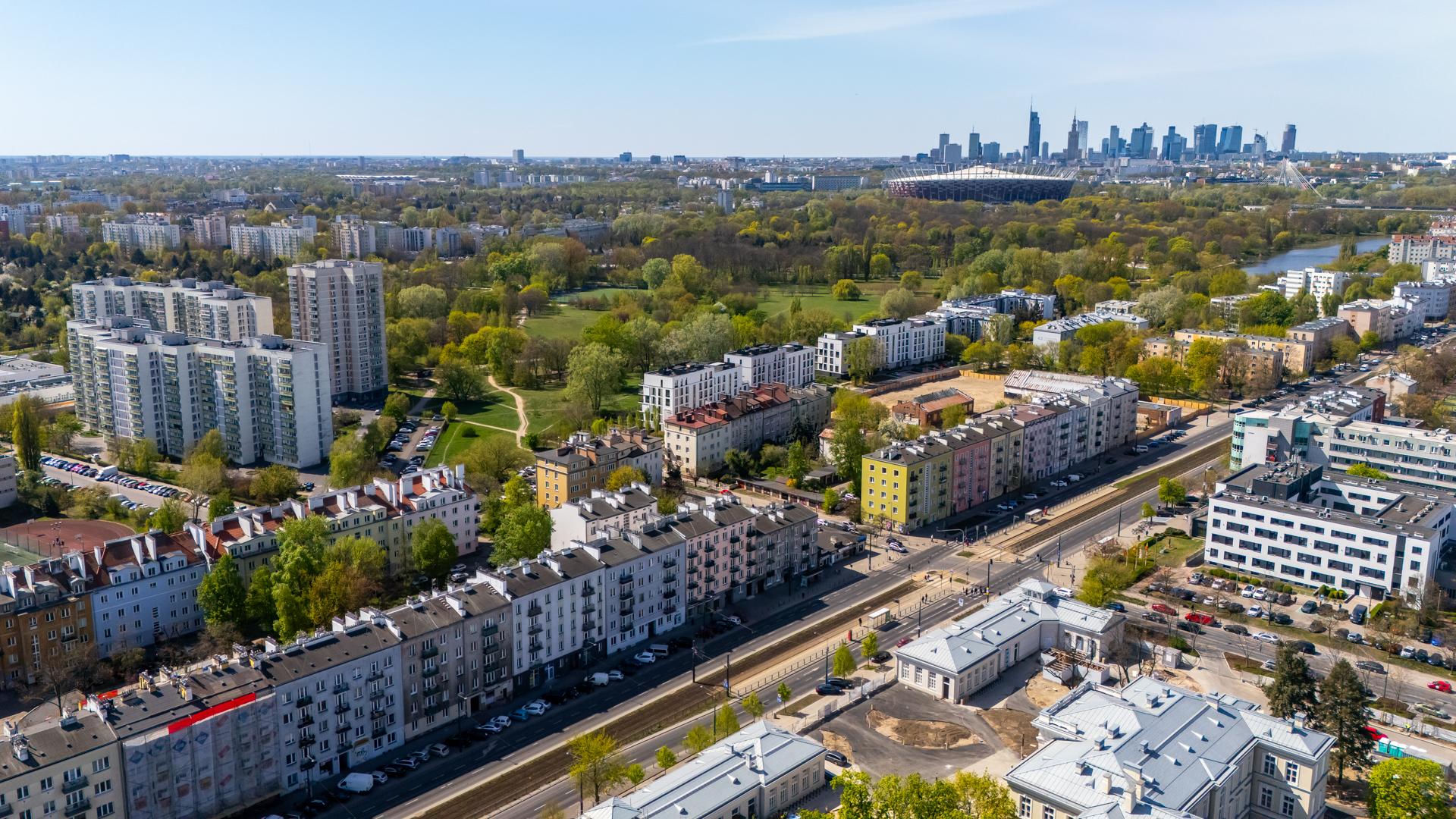 Nowe osiedla na Kamionku w Warszawie