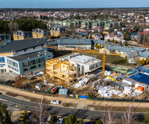 Budowa Kulturoteki w Wesołej w Warszawie