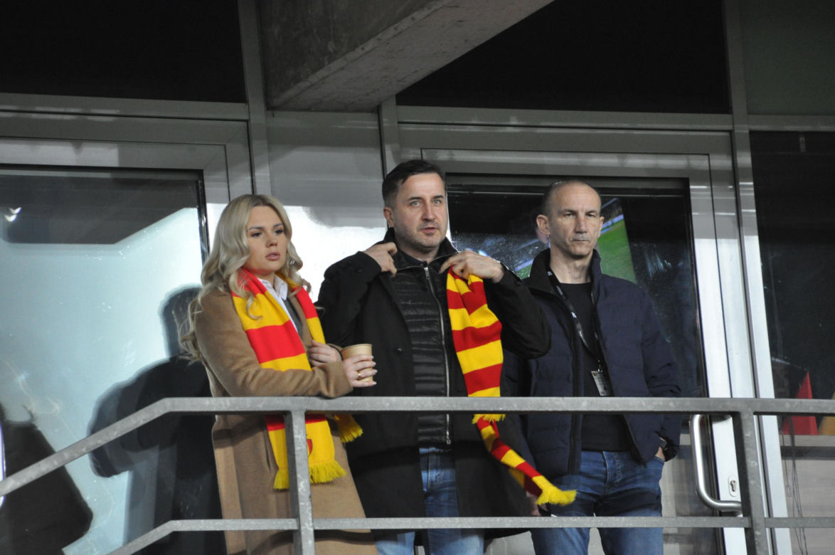 Korona Kielce - ŁKS Łódź. Zdjęcia kibiców na Suzuki Arenie