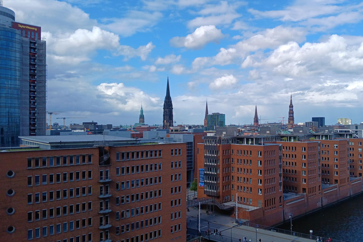 HafenCity i Speicherstadt w Hamburgu
