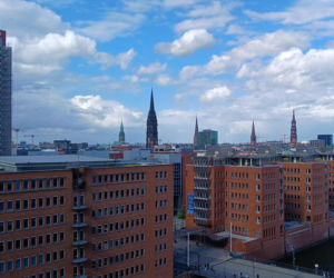 HafenCity i Speicherstadt w Hamburgu