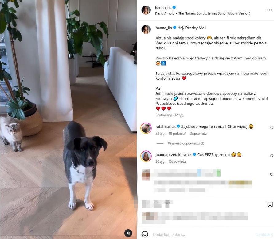 Tak mieszka Hanna Lis