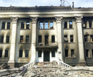 Pułk Azow pokazał zniszczenia