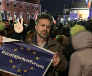 Celebryci na manifestacji w Warszawie