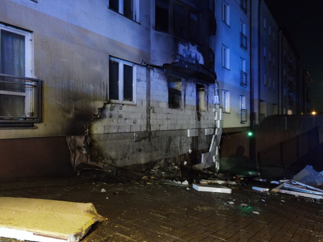 Potężny wybuch pod Warszawą. Ewakuowanych ponad 40 osób