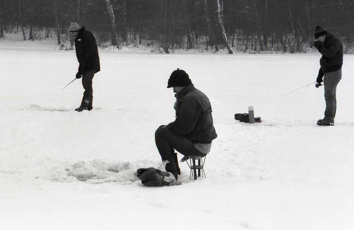 Rybnik zimą w latach 80.