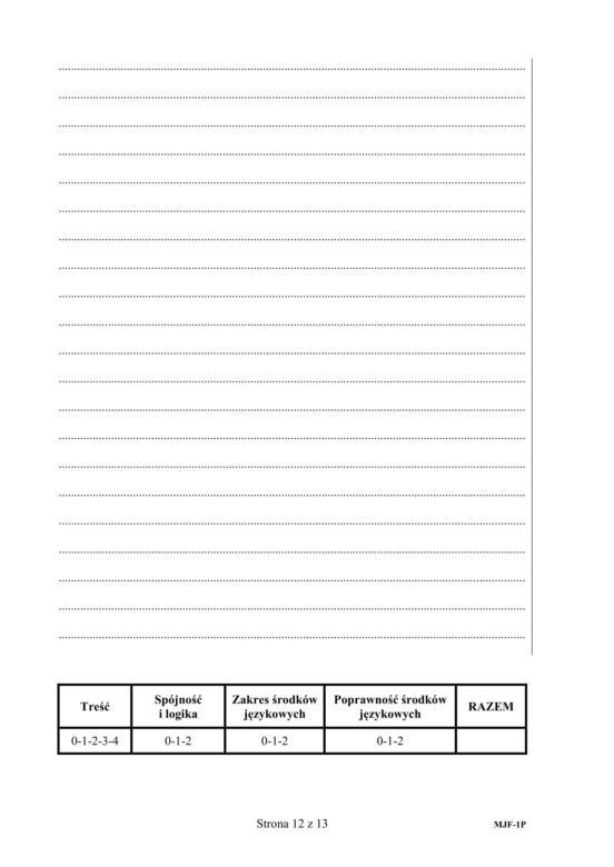 ARKUSZE CKE - Matura francuski - poziom podstawowy 2019
