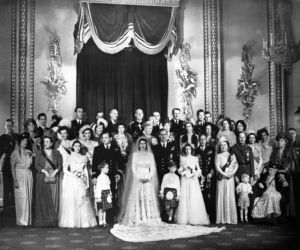Królowa Elżbieta i książe Filip. 1947r.