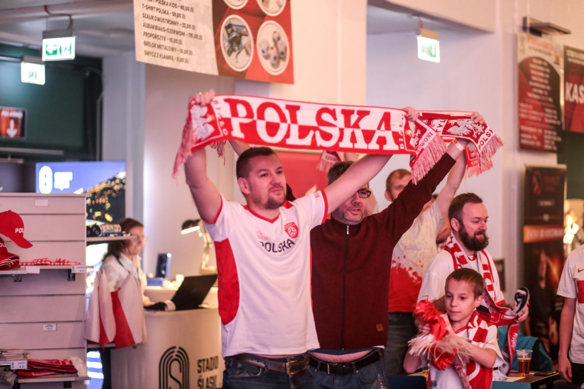 Polska - Arabia Saudyjska w strefie kibica na Stadionie Śląskim